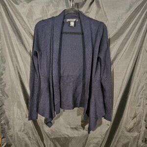 89th & Madison navy open front cardigan. Size S
